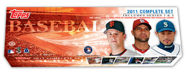 2011 Topps Baseball Card Set